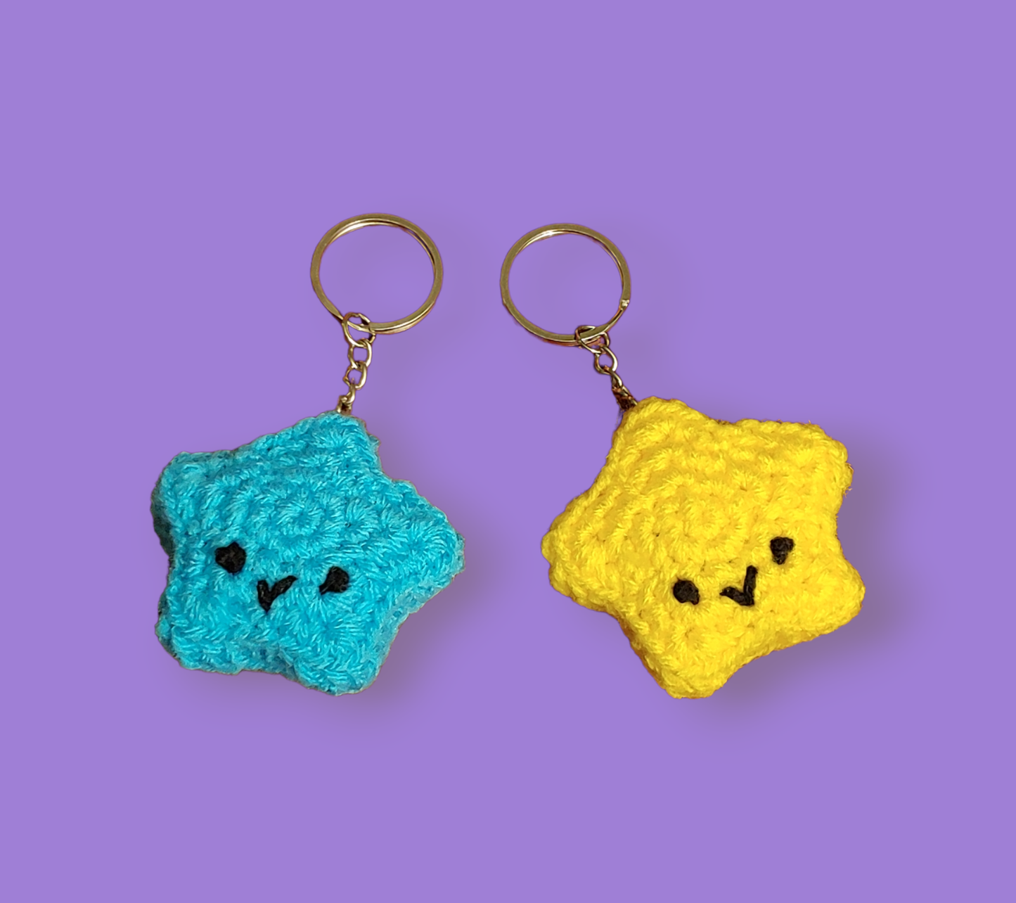 Kawaii Star Keychain