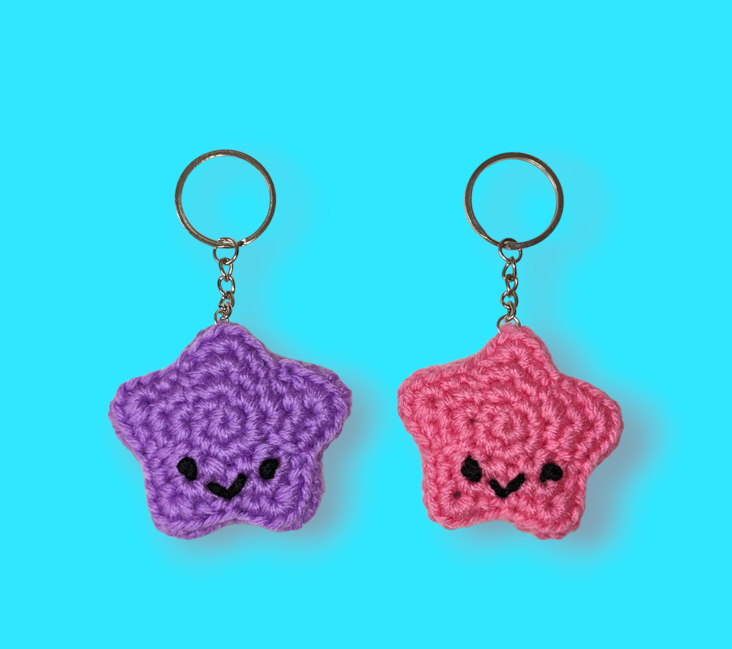 Kawaii Star Keychain