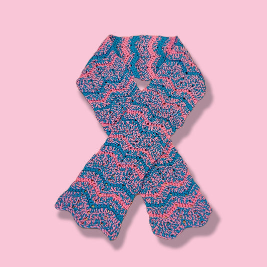 Wavy Scarf Style #4